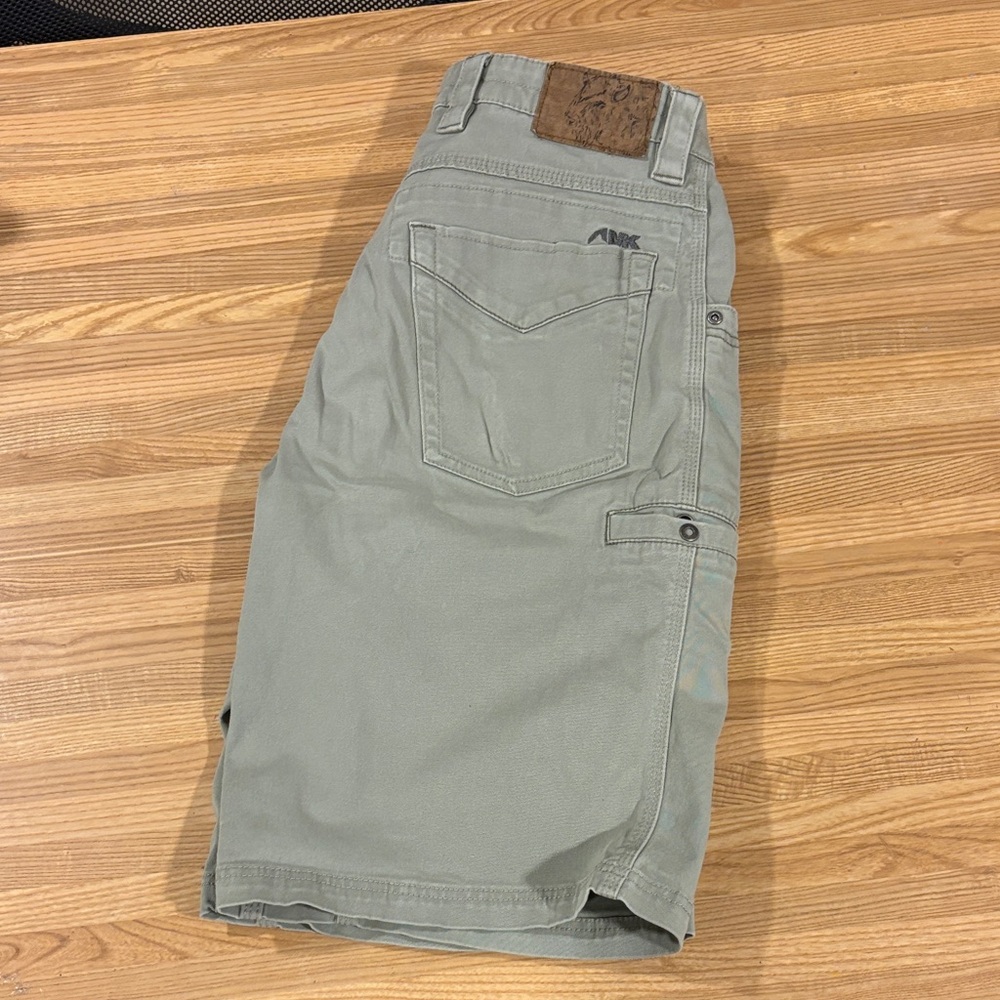 Moutain Khaki Men's Cargo Shorts in sage khaki with Utility Pockets
